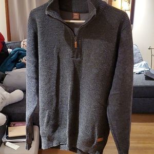 Men's The Image Zip Up Turtleneck Sweater